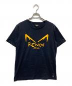 FENDIフェンディ）の古着「ディアボリックアイTシャツ」｜ブラック