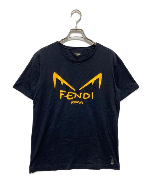 FENDI（フェンディ）FENDI (フェンディ) ディアボリックアイTシャツ ブラック サイズ:Lの古着・服飾アイテム