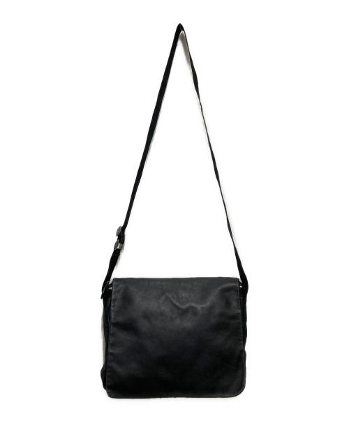 GIORGIO ARMANI（ジョルジョアルマーニ）GIORGIO ARMANI (ジョルジョアルマーニ) メッセンジャーバッグ ブラック サイズ:OneSizeの古着・服飾アイテム