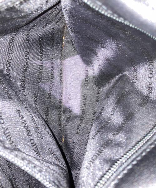 GIORGIO ARMANI（ジョルジョアルマーニ）GIORGIO ARMANI (ジョルジョアルマーニ) メッセンジャーバッグ ブラック サイズ:OneSizeの古着・服飾アイテム