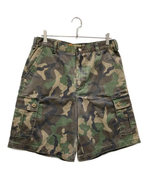 stussy OUTDOOR（ステューシーアウトドア）stussy OUTDOOR (ステューシーアウトドア) カモフラハーフパンツ グリーン サイズ:34の古着・服飾アイテム