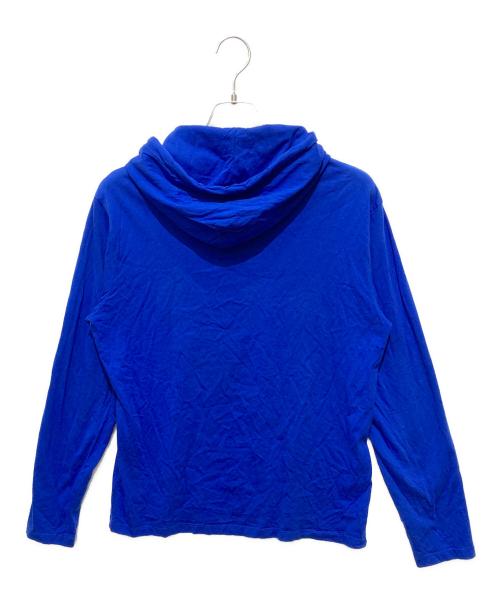 POLO RALPH LAUREN（ポロ・ラルフローレン）POLO RALPH LAUREN (ポロ・ラルフローレン) ポロベアプリントフーデッドカットソー ブルー サイズ:Mの古着・服飾アイテム