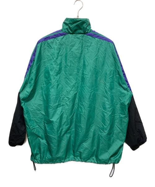 BALENCIAGA（バレンシアガ）BALENCIAGA (バレンシアガ) ロゴプリント トラック ジャケット グリーン サイズ:44の古着・服飾アイテム