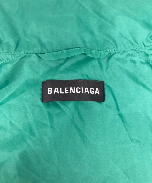 BALENCIAGA（バレンシアガ）BALENCIAGA (バレンシアガ) ロゴプリント トラック ジャケット グリーン サイズ:44の古着・服飾アイテム