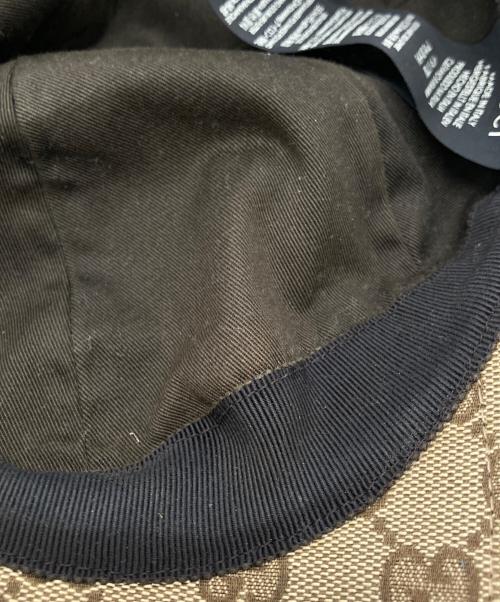 GUCCI（グッチ）GUCCI (グッチ) ベースボールキャップ GGキャンバス ベージュ サイズ:SIZE L 59の古着・服飾アイテム