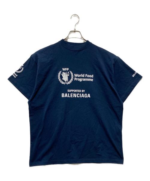 BALENCIAGA（バレンシアガ）BALENCIAGA (バレンシアガ) World Food Programme / Tシャツ ネイビー サイズ:Lの古着・服飾アイテム