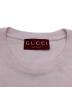 中古・古着 GUCCI (グッチ) Cotton Jersey T-shirt / Tシャツ ピンク サイズ:Ｓ 未使用品：28000円