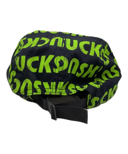 SUPREME（シュプリーム）Supreme (シュプリーム) サック キャンプ キャップ/Suck Camp Cap ブラック×グリーン サイズ:FREEの古着・服飾アイテム