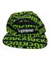 Supreme (シュプリーム) サック キャンプ キャップ/Suck Camp Cap ブラック×グリーン サイズ:FREE：7000円