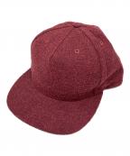 SUPREME×LORO PIANAシュプリーム×ロロピアーナ）の古着「ロロピアーナ テリーパイル 5パネル キャップ ワインレッド/Loro Piana Terry 5 - Panel Cap」｜レッド