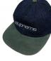 中古・古着 Supreme (シュプリーム) Denim Suede Compact Logo 6-Panel インディゴ×グリーン サイズ:FREE：9000円