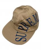SUPREMEシュプリーム）の古着「18SSサイドアーチ ロゴ キャップキャップ/18SS Supreme Side Arc 6-Panel cap」｜ブラウン