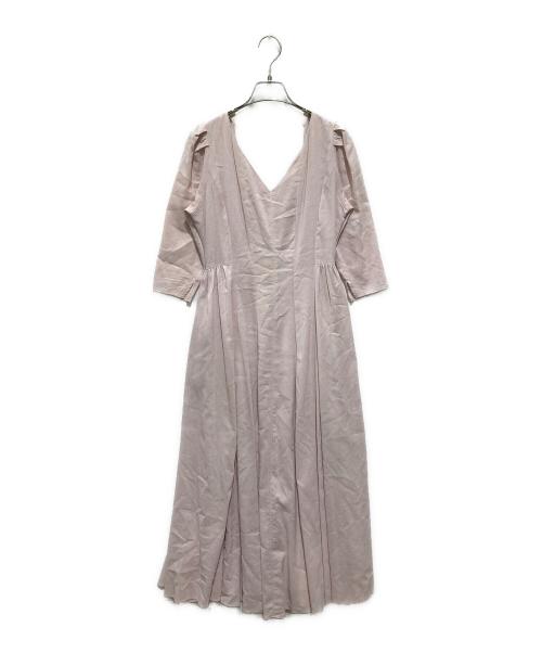 HER LIP TO（ハーリップトゥ）Her lip to (ハーリップトゥ) ブラウスワンピース ピンク サイズ:Mの古着・服飾アイテム