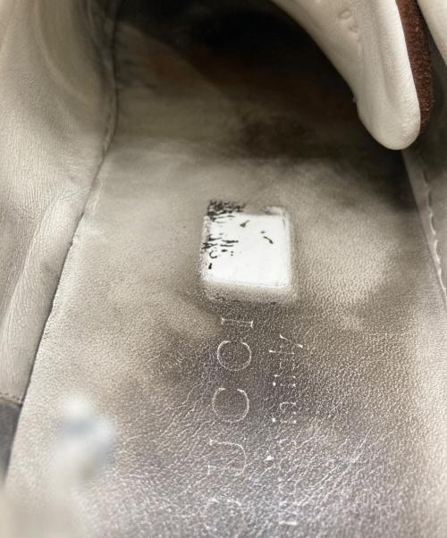 GUCCI（グッチ）GUCCI (グッチ) G75ローカットスニーカー ブラウン サイズ:9　1/2の古着・服飾アイテム