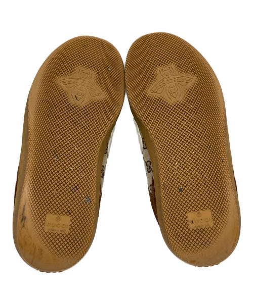 GUCCI（グッチ）GUCCI (グッチ) G75ローカットスニーカー ブラウン サイズ:9　1/2の古着・服飾アイテム