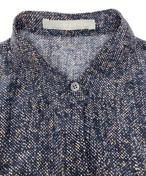 theory luxe（セオリーリュクス）theory luxe (セオリーリュクス) 長袖ワンピース ネイビー サイズ:Mの古着・服飾アイテム