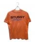 stussy (ステューシー) プリントTシャツ オレンジ サイズ:M：6000円