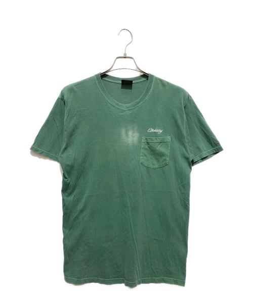 stussy（ステューシー）stussy (ステューシー) フェードTシャツ グリーン サイズ:Mの古着・服飾アイテム