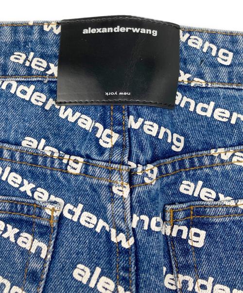 ALEXANDER WANG（アレキサンダー・ワン）ALEXANDER WANG (アレキサンダー・ワン) デニムショートパンツ ブルー サイズ:28の古着・服飾アイテム