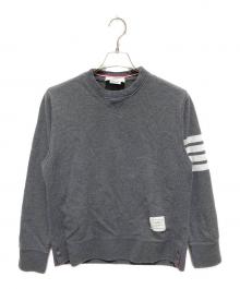 THOM BROWNE. NEW YORK（トムブラウン ニューヨーク）の古着「クラシック ループバック 4-BAR スウェットシャツ」｜グレー