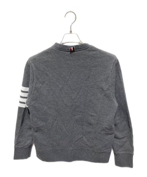 THOM BROWNE. NEW YORK（トムブラウン ニューヨーク）THOM BROWNE. NEW YORK (トムブラウン ニューヨーク) クラシック ループバック 4-BAR スウェットシャツ グレー サイズ:5の古着・服飾アイテム