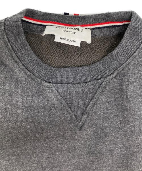 THOM BROWNE. NEW YORK（トムブラウン ニューヨーク）THOM BROWNE. NEW YORK (トムブラウン ニューヨーク) クラシック ループバック 4-BAR スウェットシャツ グレー サイズ:5の古着・服飾アイテム