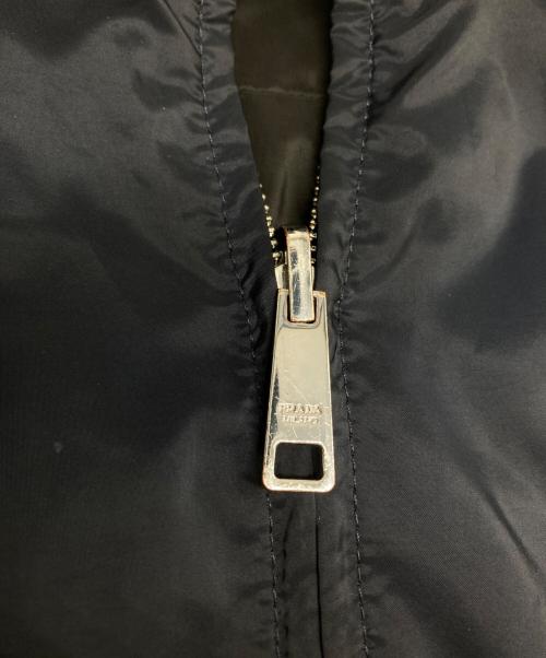 PRADA（プラダ）PRADA (プラダ) リバーシブルナイロンジャケット ネイビー サイズ:50の古着・服飾アイテム