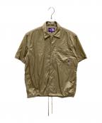 THE NORTHFACE PURPLELABELザ・ノースフェイス パープルレーベル）の古着「Nylon Ripstop H/S Shirt」｜ベージュ