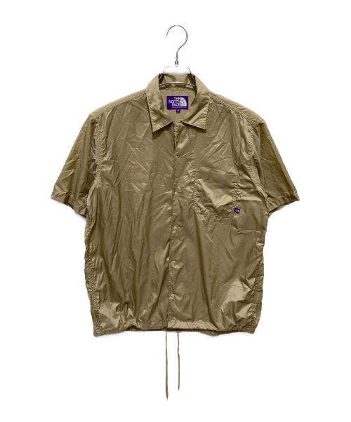 THE NORTHFACE PURPLELABEL（ザ・ノースフェイス パープルレーベル）THE NORTHFACE PURPLELABEL (ザ・ノースフェイス パープルレーベル) Nylon Ripstop H/S Shirt ベージュ サイズ:Sの古着・服飾アイテム