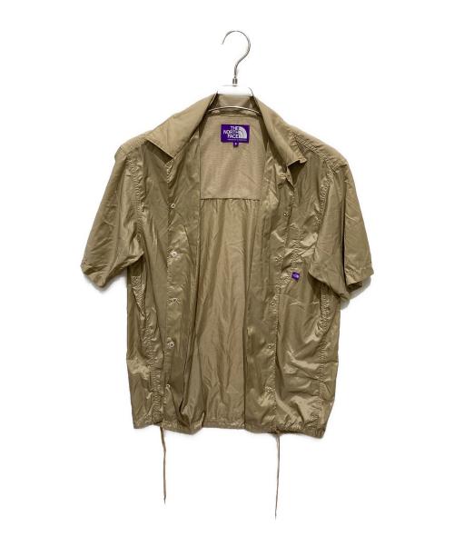 THE NORTHFACE PURPLELABEL（ザ・ノースフェイス パープルレーベル）THE NORTHFACE PURPLELABEL (ザ・ノースフェイス パープルレーベル) Nylon Ripstop H/S Shirt ベージュ サイズ:Sの古着・服飾アイテム