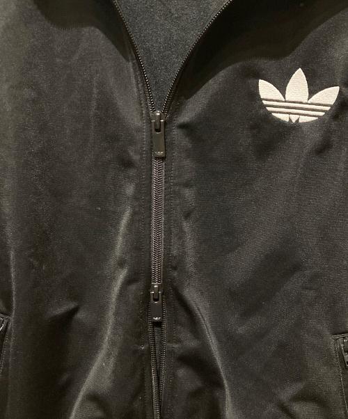adidas（アディダス）adidas (アディダス) トレフォイル刺繍トラックジャケット ブラック サイズ:XLの古着・服飾アイテム