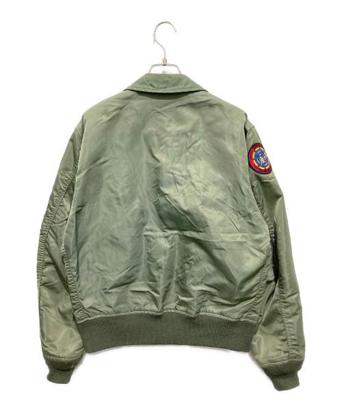 AVIREX（アヴィレックス）AVIREX (アヴィレックス) フライトジャケット カーキ サイズ:Mの古着・服飾アイテム