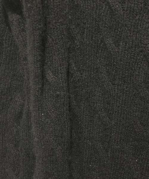 POLO RALPH LAUREN（ポロ・ラルフローレン）POLO RALPH LAUREN (ポロ・ラルフローレン) ケーブルニットドッキングワンピース ブラック サイズ:Mの古着・服飾アイテム