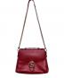 中古・古着 GUCCI (グッチ) インターロッキングGチェーンショルダーバッグ レッド：70000円