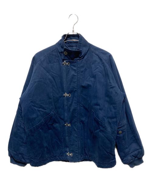 LYBRO NIGEL CABOURN（ライブロナイジェルケーボン）LYBRO NIGEL CABOURN (ライブロナイジェルケーボン) スタンドカラー中綿ジャケット ネイビー サイズ:46の古着・服飾アイテム