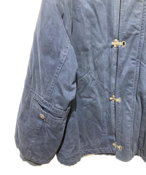 LYBRO NIGEL CABOURN（ライブロナイジェルケーボン）LYBRO NIGEL CABOURN (ライブロナイジェルケーボン) スタンドカラー中綿ジャケット ネイビー サイズ:46の古着・服飾アイテム