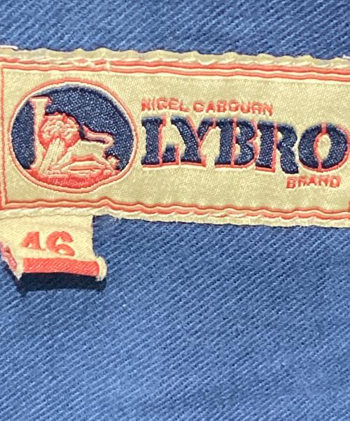 LYBRO NIGEL CABOURN（ライブロナイジェルケーボン）LYBRO NIGEL CABOURN (ライブロナイジェルケーボン) スタンドカラー中綿ジャケット ネイビー サイズ:46の古着・服飾アイテム