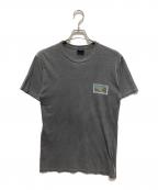 stussyステューシー）の古着「プリントTシャツ」｜グレー