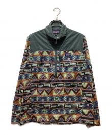 Patagonia（パタゴニア）の古着「メンズ・フーディニ・スタッシュ・1/2ジップ・プルオーバー」｜グリーン