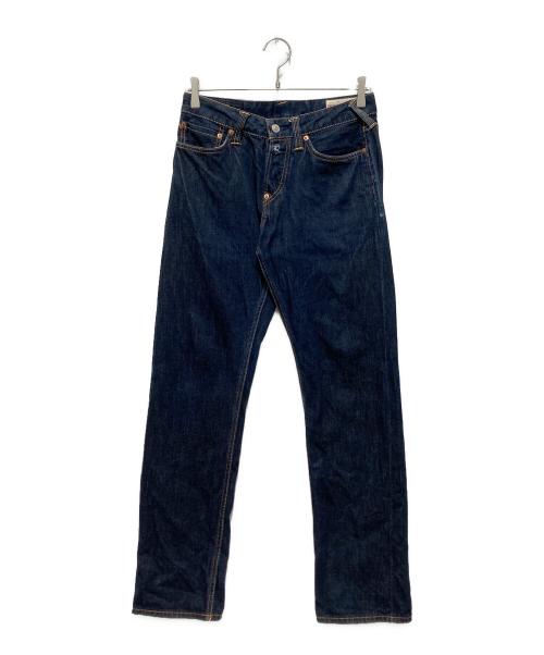 EVISU（エヴィス）EVISU (エヴィス) ブルーペイントペンキデニムパンツ インディゴ サイズ:29の古着・服飾アイテム
