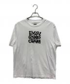 EVISUエヴィス）の古着「ヴィンテージチョウ Tシャツ」｜ホワイト