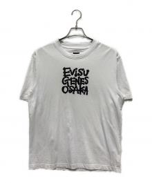 EVISU（エヴィス）の古着「ヴィンテージチョウ Tシャツ」｜ホワイト