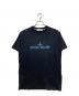 STONE ISLAND（ストーンアイランド）の古着「ロゴプリントTシャツ」｜ブラック