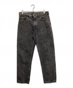 LEVI'Sリーバイス）の古着「ケミカルウォッシュ バギージーンズ」｜ブラック