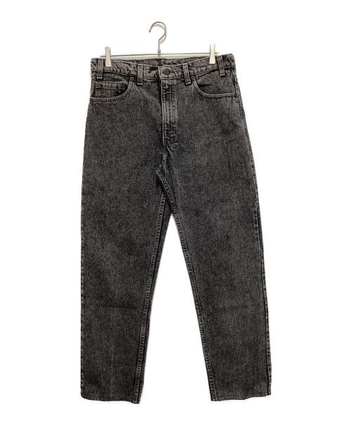 LEVI'S（リーバイス）LEVI'S (リーバイス) ケミカルウォッシュ バギージーンズ ブラック サイズ:34の古着・服飾アイテム