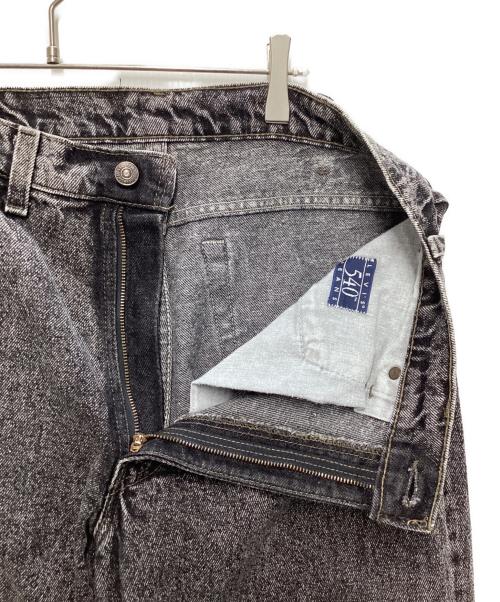 LEVI'S（リーバイス）LEVI'S (リーバイス) ケミカルウォッシュ バギージーンズ ブラック サイズ:34の古着・服飾アイテム