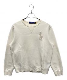 POLO RALPH LAUREN（ポロ・ラルフローレン）の古着「ビッグポニースウェット」｜ベージュ