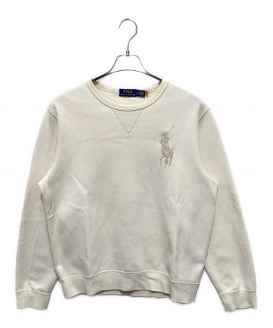 ポロラルフローレン 現行 ロングスリーブスウェット ビッグポニー ベージュ系 M 中古・古着通販】POLO RALPH LAUREN (ポロ・ラルフローレン) ビッグ