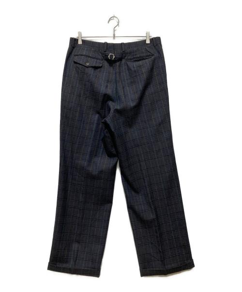 Christian Dior Sports（クリスチャン ディオールスポーツ）Christian Dior Sports (クリスチャン ディオールスポーツ) チェックシンチバックスラックス グレー サイズ:91の古着・服飾アイテム