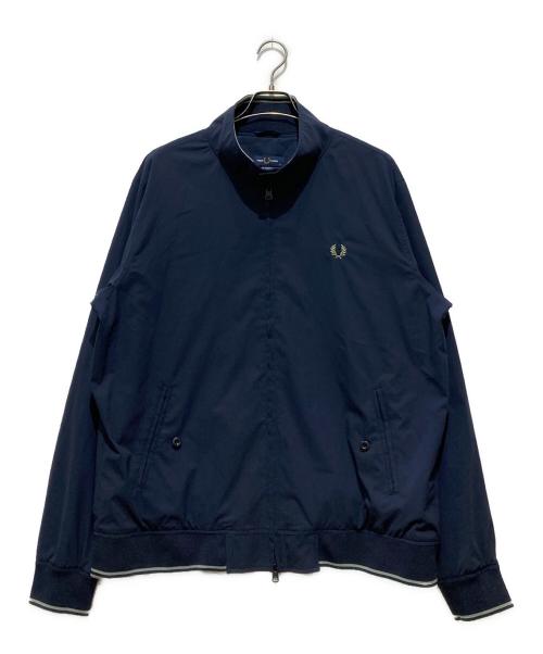 FRED PERRY（フレッドペリー）FRED PERRY (フレッドペリー) BEAMS (ビームス) 別注Zip Blouson / ジャケット・ブルゾン ネイビー サイズ:XLの古着・服飾アイテム